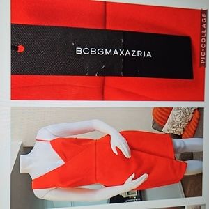 ❣️🆕BCBGMAXAZRIA Vibrant Orange Cocktail Dress❣️